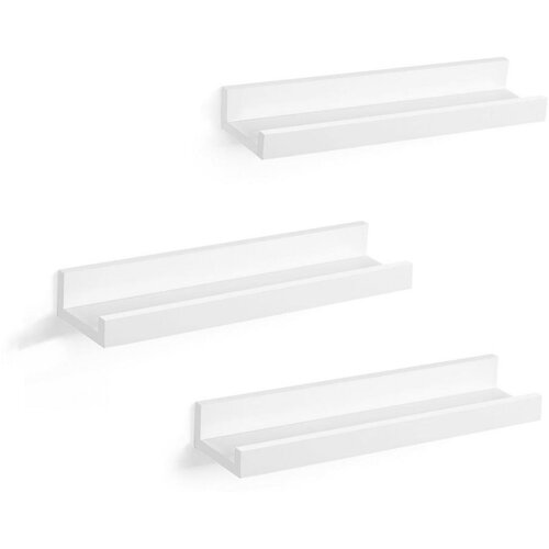  Set od 3 zidne police SHELFY, bele Cene