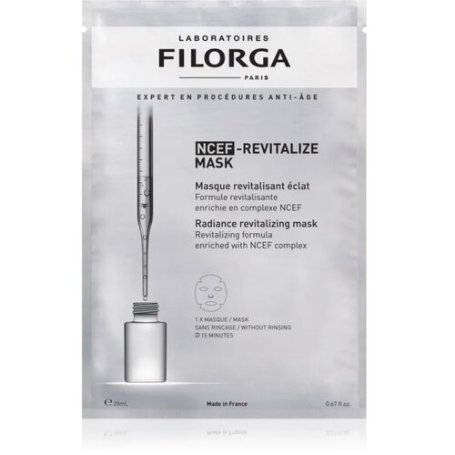 Filorga NCEF -REVITALIZE SHEET MASK revitalizacijska maska za osvetlitev kože 20 ml Slike