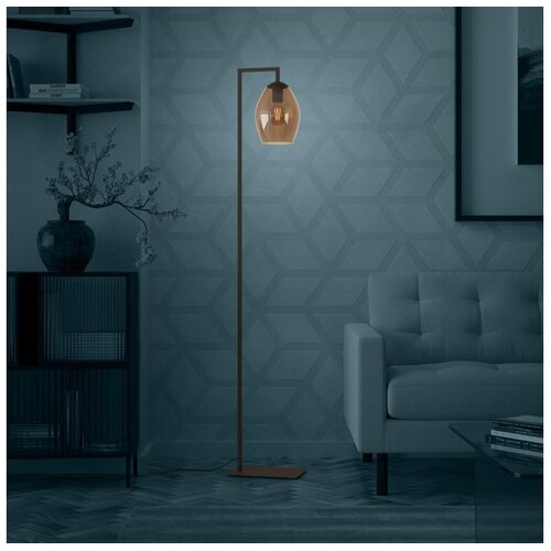 Eglo 390255 - Stojeća lampa ESTANYS 1xE27/40W/230V braon Cene