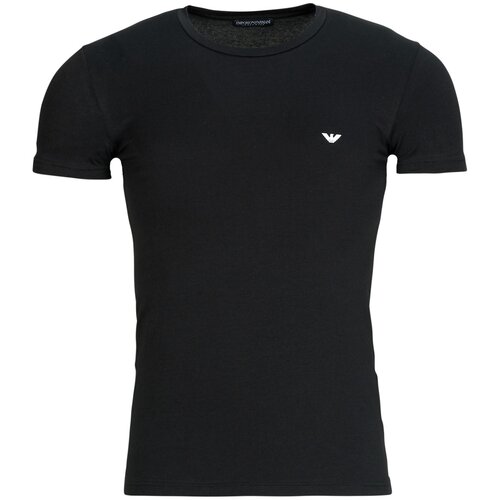 Emporio Armani Majice s kratkimi rokavi ICONIC LOGOBAND Črna Slike