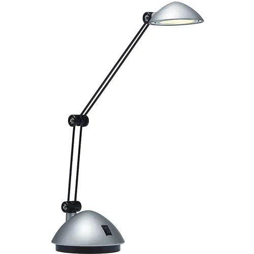Hansa LED-svetilka za pisalno mizo SPACE, višina 500 mm, srebrna, satinirana