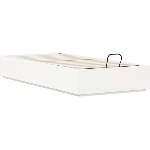  Otomanski krevet Bijeli 90 x 190 cm Masivna borovina Slike
