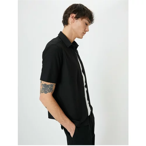 Koton Summer Shirt Short Sleeve Classic Collar Buttoned