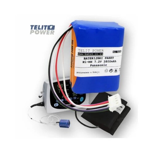 Telit Power baterija nimh 7.2V 3800mAh za nonin medical inc avant 2120 nibp monitor 4032-001 Slike