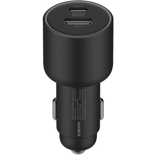 Xiaomi auto punjač dual (usb + type c) 67W/ crni Cene