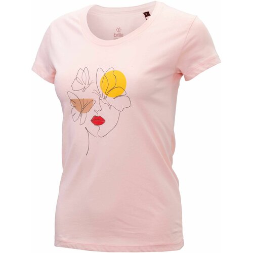  face & butterfly ženska majica  - roze Cene
