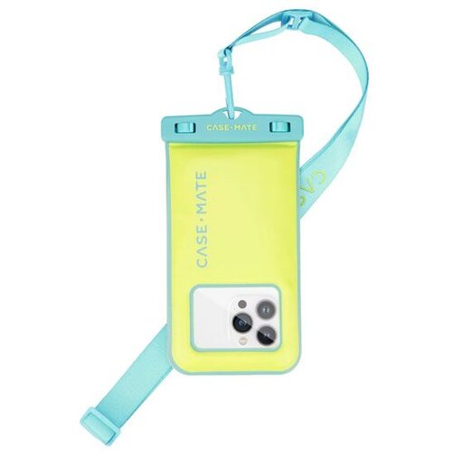 CASE-MATE Vodoodporna prevleka za univerzalen Smartphone 6.7&amp;#039;&amp;#039; Vodoodporen IP68 Plavajo?e oblikovanje Citrus Splash, Limonasta zelena, (21381765) Slike