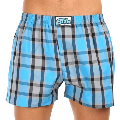 STYX Men's shorts classic rubber oversize multicolor