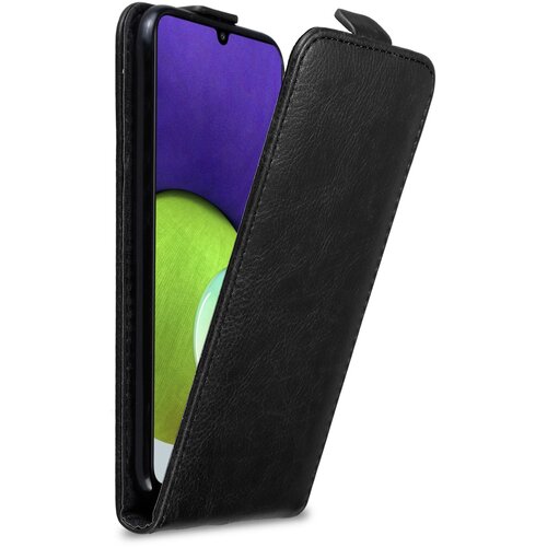 Cadorabo Ohi&amp;scaron;je, združljiv s Samsungom v Night Black - Za&amp;scaron;čitni pokrov v zasnovi Flip z magnetnim zapiranjem, (20590376) Slike