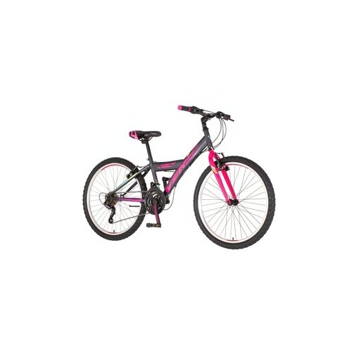  Bicikl venssini parma 24" crno roze Cene