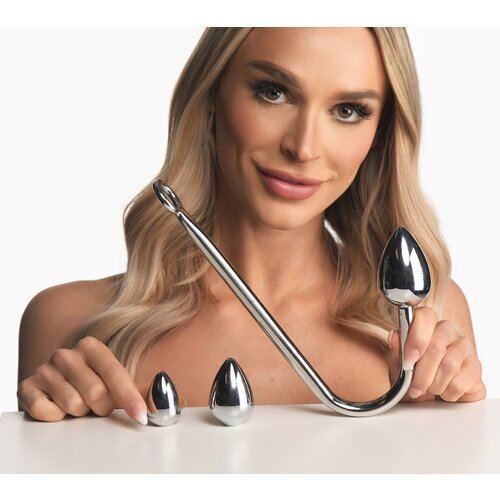 Master Series Anal Hook Trainer Set - Silver Slike