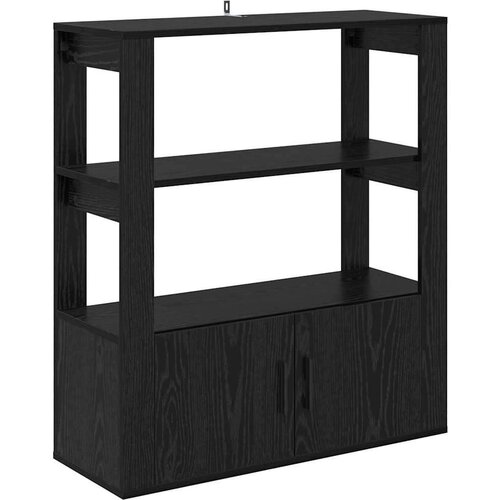 VidaXL Kreveta Crni hrast 30 x 80 x 90 cm Konstruirano drvo Slike