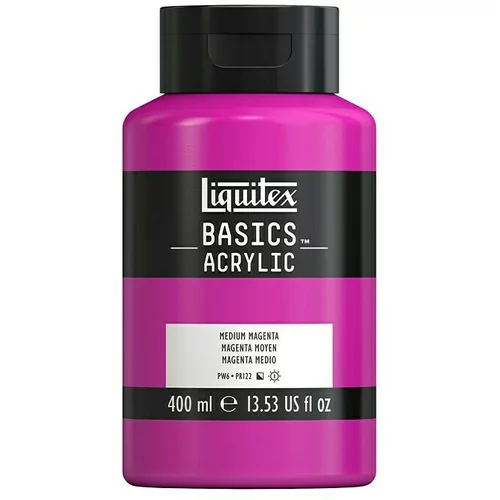 LIQUITEX basics Akrilna boja (Purpurnocrvena srednja, 400 ml, Boca)