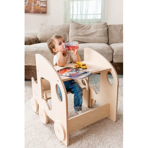 ToddlerInFamily montessori stol sa stolicom (natur) Cijene