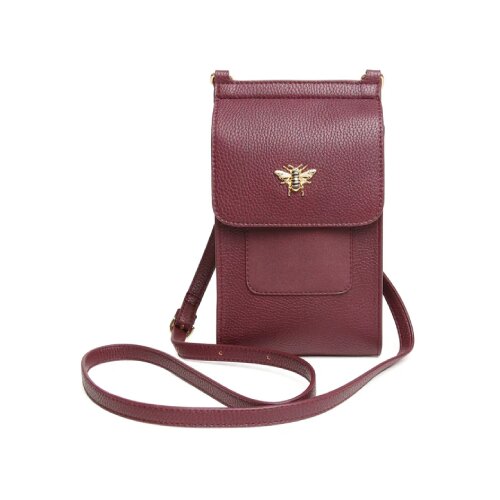 Fancy Metal Goods Ltd Alice Wheeler - Torba - Bloomsbury, Fig, Crossbody phone Cene