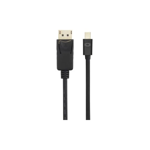 Renkforce Mini-DisplayPort/DisplayPort adapterski kabel mini DisplayPort vtič, DisplayPort vtič 2 m črna RF-4538176 pozlačeni konektorji DisplayPort k, (20418837) Cene
