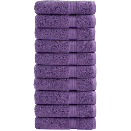  Ručnici za ruke SOLUND 10 kom ljubičasti 50x100 cm 600 gsm Cijene
