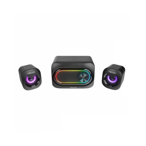 Mikado zvučnici 2.1 MD-511 3Wx2 rgb led, usb Slike