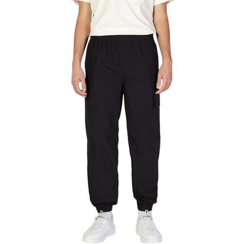 Calvin Klein Jeans Hlače COTTON POPLIN UTILITY J30J325616 Črna Cene