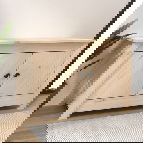 vidaXL Ormarić za cipele 70 x 38 x 45,5 cm od masivne borovine Cijene