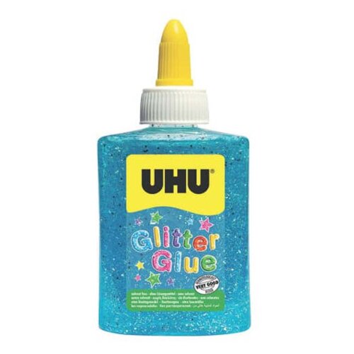 Uhu Ljepilo sa glitterom 90g plavi 49980 Slike