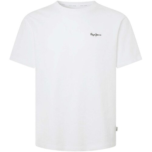 PepeJeans Majica &amp;#039;Contrast Connor&amp;#039; črna / bela Slike