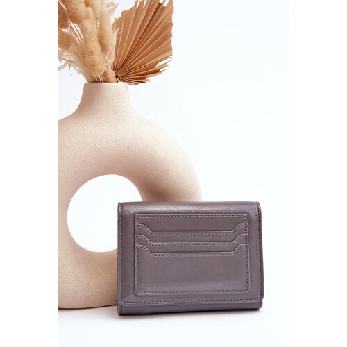 Boto Women&amp;#039;s Wallet Purse Made of Faux Leather Grey Joanela Slike