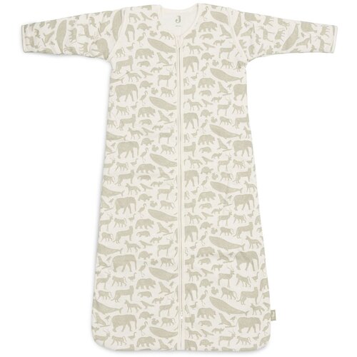 Jollein spalna vreča - zimska s snemljivimi rokavi 110cm animals olive green Slike