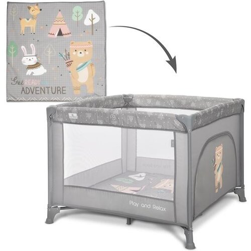 Lorelli OGRADICA PLAY & RELAX - GREY ADVENTURE Cene