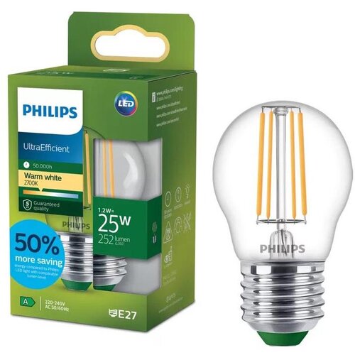 Philips led sijalica ultraefficient vintage  P45 E27/1,2W/230V 2700K Cene