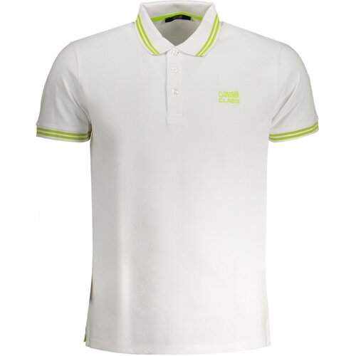Cavalli Class MEN&#39;S WHITE SHORT SLEEVED POLO SHIRT Cene
