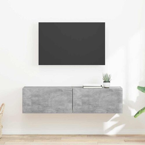 TV zidni ormar 2 pcs Beton 60 x 31 x 29,5 cm Konstruirano drvo Cijene