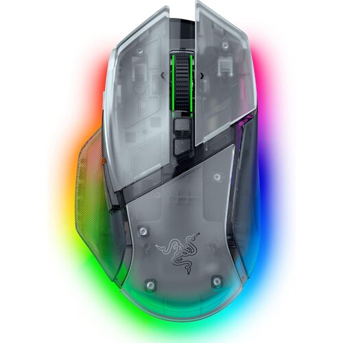 Razer Basilisk V3 Pro 35K brezžična mi&scaron;ka Phantom bele barve Cene
