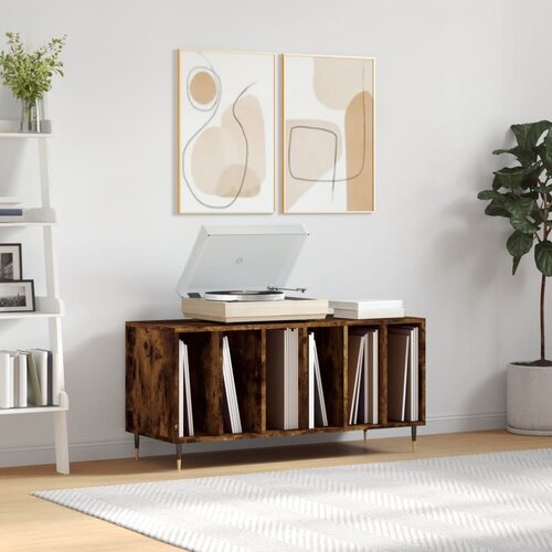 vidaXL Ormarić za ploče boja hrasta 100x38x48 cm od konstruiranog drva Cijene