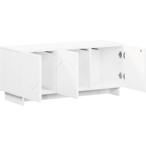  TV stalak 90 x 34,5 x 40 cm Bijela Konstruirano drvo Slike