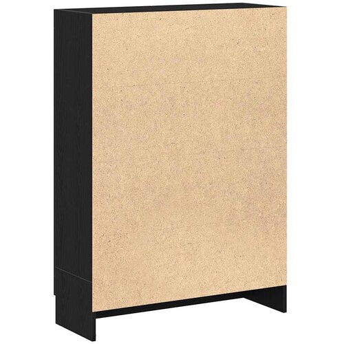  Ormar za knjige crni hrast 82,5x30,5x115 cm konstruirano drvo Slike