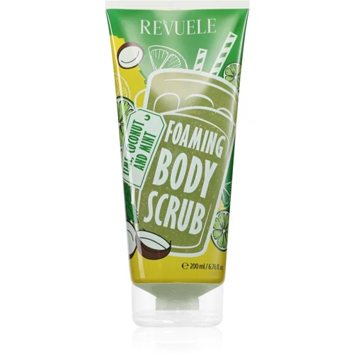 Revuele Foaming Body Scrub Lime, Coconut and Mint piling za telo 200 ml