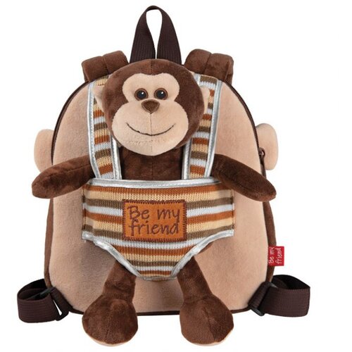  RUKSAK MINI OBOSTRANI S ODVOJIVIM PLI&Scaron;ANCEM MAX MONKEY PERLETTI 13031 Cene