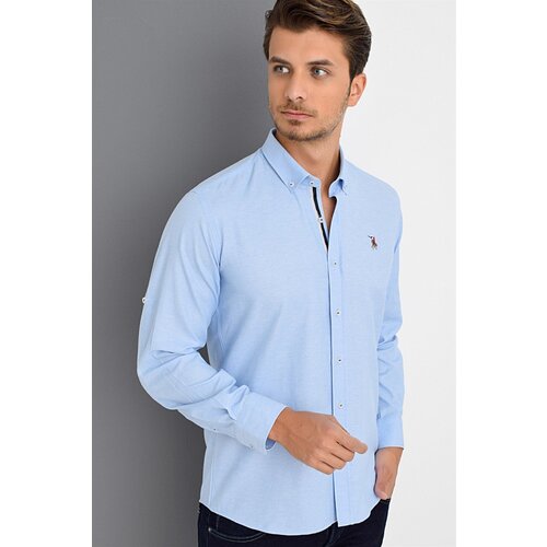 Dewberry G674 MEN'S SHIRT-LIGHT BLUE Cijene
