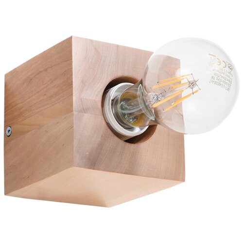 Sollux Lighting Stenska svetilka ARIZ iz naravnega lesa, (21347425) Cene