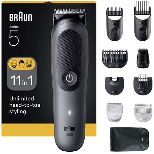 Braun All-In-One Series 5 AIO5560 set za nego las in telesa 1 kos Slike
