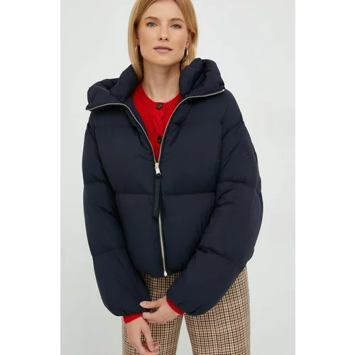 Tommy Hilfiger Pernata jakna za žene, boja: tamno plava, za zimu