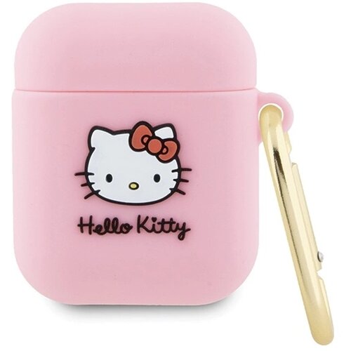 Hello Kitty SILIKONSKI 3D OVITEK ZA AIRPODS 1/2 ROZA KITTEN, (22006376) Cene