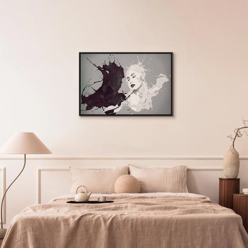  Slika - Opposite (1 Part) Wide 60x40 U crnom drvenom okviru Cene