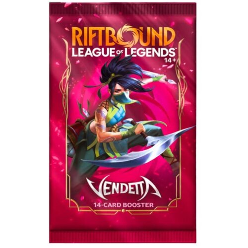 Riot Games Dru&scaron;tvena igra - Board Game - Riftbound League of Legends LoL - TCG Vendetta Booster Pack Cene