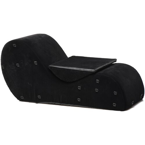 Bedroom Bliss Bondage Love Lounge - Black Slike