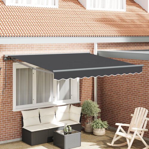 vidaXL Ručna retractable tende - antracit, 300x250 cm Cijene