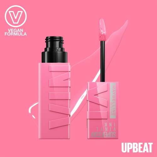 Maybelline SuperStay Vinyl Ink dolgoobstojna tekoča &amp;scaron;minka 155 UPBEAT 4,2 ml Slike