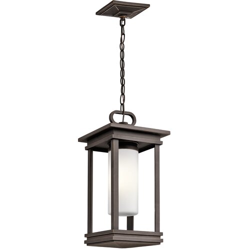 Elstead Lighting Elstead South Hope 1 majhna zunanja stropna verižna svetilka, bronasta, IP44, E14, (22098482) Cene