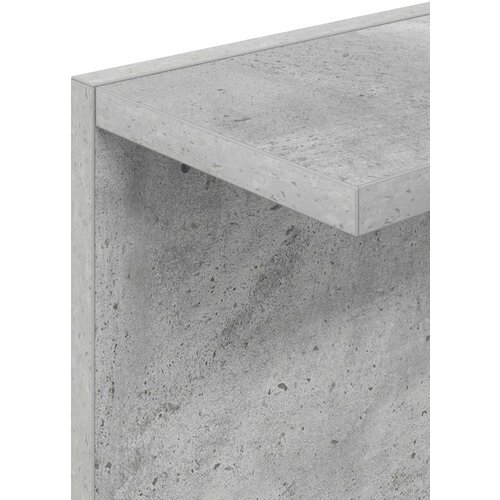  Zidna polica Betonska siva 22 x 15 x 100 cm Konstruirano drvo - Betonska siva 1 22 x 15 x 100 cm (5 etaža) Slike